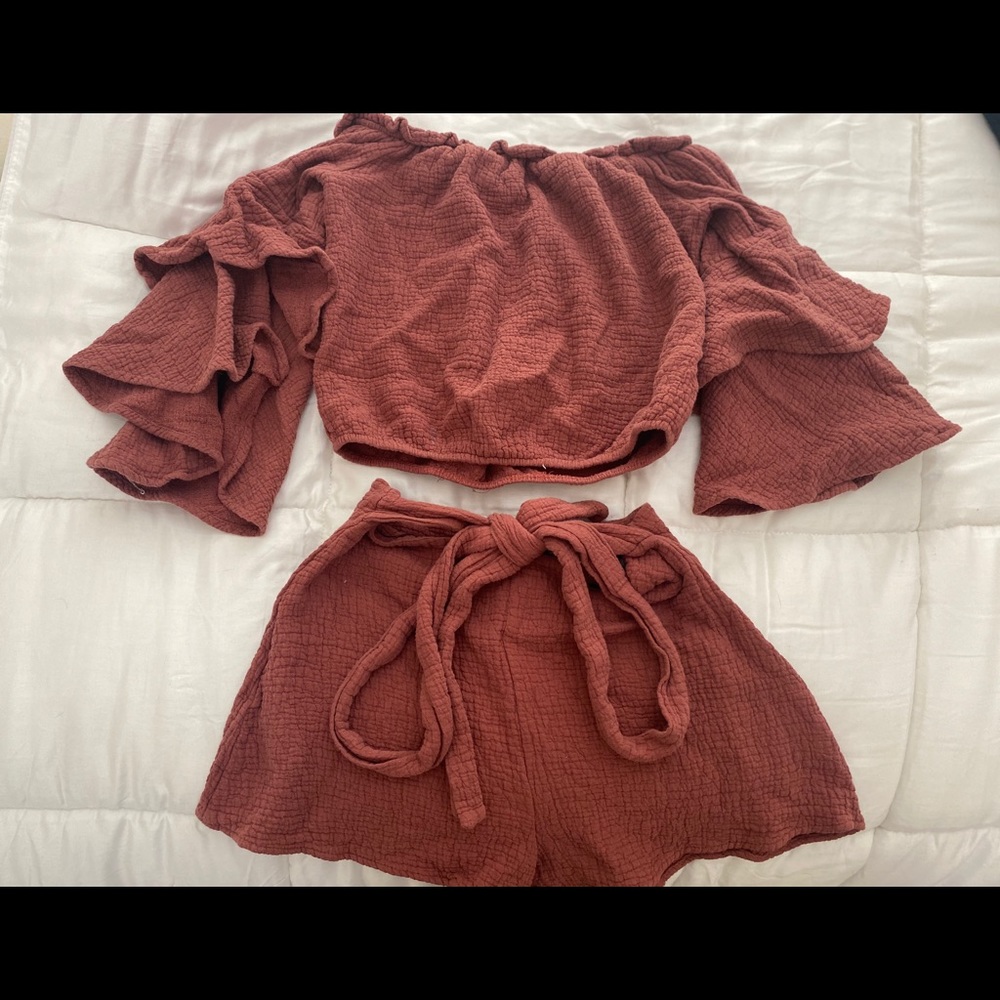 Sage brand two piece set
